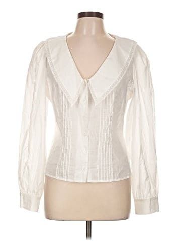 WAYF Long Sleeve Blouse (view 1)