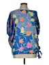 Assorted Brands 100% Polyester Blue Kimono Size L (estimated) - photo 1