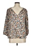 Collective Concepts Tan 3/4 Sleeve Blouse Size M - photo 1