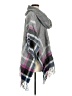 Fraas 100% Acrylic Plaid Gray Poncho One size - photo 4