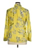 Talbots 100% Cotton Floral Yellow Long Sleeve Button-Down Shirt Size XL - photo 2