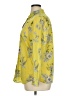 Talbots 100% Cotton Floral Yellow Long Sleeve Button-Down Shirt Size XL - photo 5