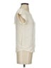Joie 100% Silk Ivory Short Sleeve Top Size XS - photo 4