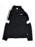 Adidas 100% Polyester Black Track Jacket Size 14 - 16 - photo 1
