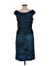 Tadashi Blue Cocktail Dress Size 8 - photo 2