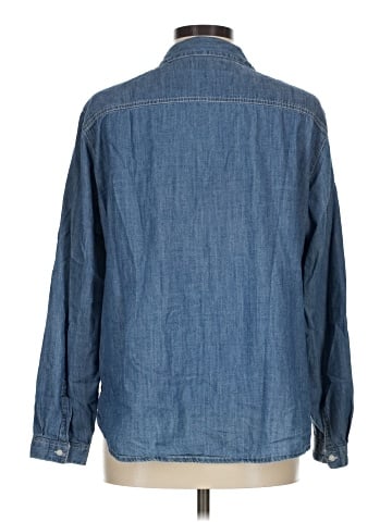 Violeta by Mango Long Sleeve Button-Down Shirt (view 2)