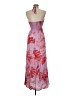 Self Contrast Tropical Red Cocktail Dress Size M - photo 2