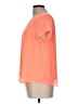 E&M Collection 100% Polyester Orange Short Sleeve Blouse Size L - photo 5
