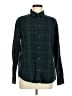 L.L.Bean 100% Cotton Plaid Green Long Sleeve Button-Down Shirt Size M - photo 1