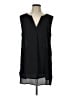 H&M 100% Polyester Black Sleeveless Blouse Size 12 - photo 1