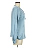 H&M 100% Polyester Blue Long Sleeve Blouse Size 6 - photo 4