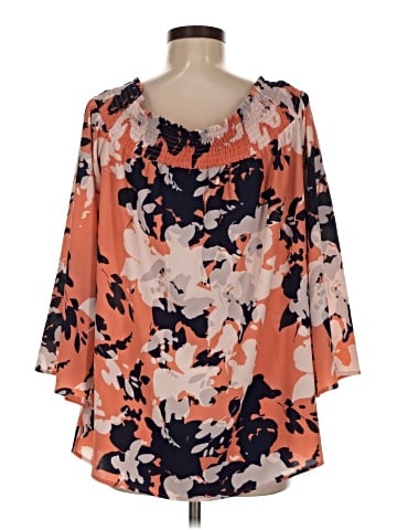 H By Halston 3/4 Sleeve T-Shirt (view 2)