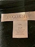 Coco & Shay Metallic Black Long Sleeve Blouse Size 3X - photo 7