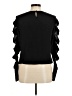 Catherine Malandrino 100% Silk Black 3/4 Sleeve Top Size M - photo 2