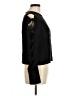 Catherine Malandrino 100% Silk Black 3/4 Sleeve Top Size M - photo 4