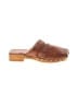 Free People 100% Leather Brown Mule/Clog Size 10 - photo 1
