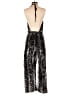 Bardot 100% Polyester Metallic Silver Jumpsuit Size 6 - photo 2