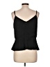 1.State 100% Polyester Black Sleeveless Blouse Size L - photo 2