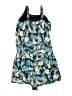 BLOOMCHIC Tropical Blue Swimsuit Cover Up Size 18 - photo 2