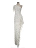 Mac Duggal 100% Polyester Ivory White Cocktail Dress Size 2X - photo 1