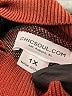 chic soul (chicsoul.com) Animal Print Burgundy Pullover Sweater Size 1X - photo 8