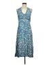 Nomadic Traders 100% Rayon Blue Cocktail Dress Size M - photo 1