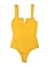 Wild Honey Yellow Bodysuit Size S - photo 1