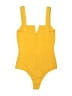 Wild Honey Yellow Bodysuit Size S - photo 2