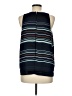 Ann Taylor Factory 100% Polyester Blue Sleeveless Top Size M - photo 2