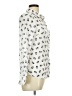 Freebird 100% Polyester Animal Print Ivory Long Sleeve Blouse Size M - photo 4