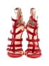 Wild Diva Red Sandals Size 8 - photo 2