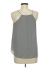 Ann Taylor LOFT Gray Sleeveless Blouse Size Med Petite - photo 2