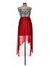 Sequin Hearts 100% Polyester Red Cocktail Dress Size 11 - photo 1