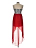 Sequin Hearts 100% Polyester Red Cocktail Dress Size 11 - photo 2