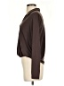 Green Envelope Brown Long Sleeve Blouse Size S - photo 5