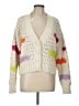 Zara Hearts Ivory Cardigan Size L - photo 1