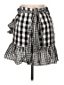 BP. 100% Cotton Checkered-gingham Black Casual Skirt Size L - photo 2