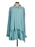 Norma Kamali Teal Long Sleeve Blouse Size L - photo 1