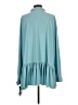 Norma Kamali Teal Long Sleeve Blouse Size L - photo 2