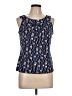 Calvin Klein Blue Sleeveless Blouse Size L (petite) - photo 1