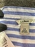 L.L.Bean 100% Linen Stripes Blue 3/4 Sleeve Button-Down Shirt Size 2X - photo 7