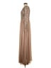 Maya 100% Polyester Tan Cocktail Dress Size 6 - photo 5