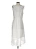White House Black Market 100% Polyester White Cocktail Dress Size S (estimated) - photo 2
