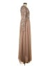 Maya 100% Polyester Tan Cocktail Dress Size 6 - photo 4