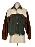 12th Tribe 100% Cotton Color Block Green Jacket Size S - photo 1