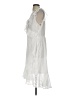 White House Black Market 100% Polyester White Cocktail Dress Size S (estimated) - photo 5