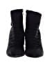 Unbranded 100% Leather Black Ankle Boots Size 6 - photo 2