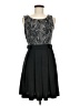 Elle Gray Cocktail Dress Size 8 - photo 1