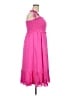 Torrid 100% Rayon Solid Pink Cocktail Dress Size 2X Plus (2) - photo 4
