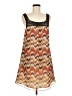 Vertigo Paris 100% Polyester Chevron-herringbone Brown Casual Dress Size M - photo 1